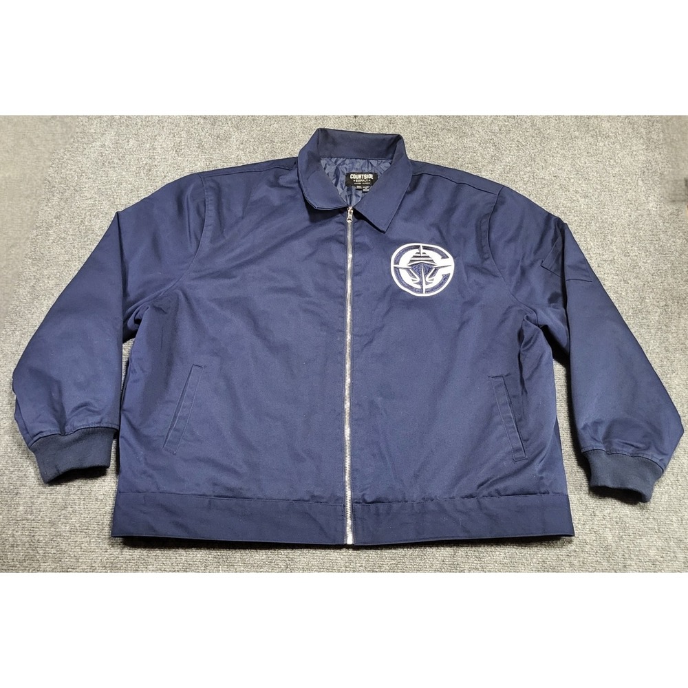NBA Los Angeles Clippers Courtside Supply Embroidered Bomber Jacket Size XXXL